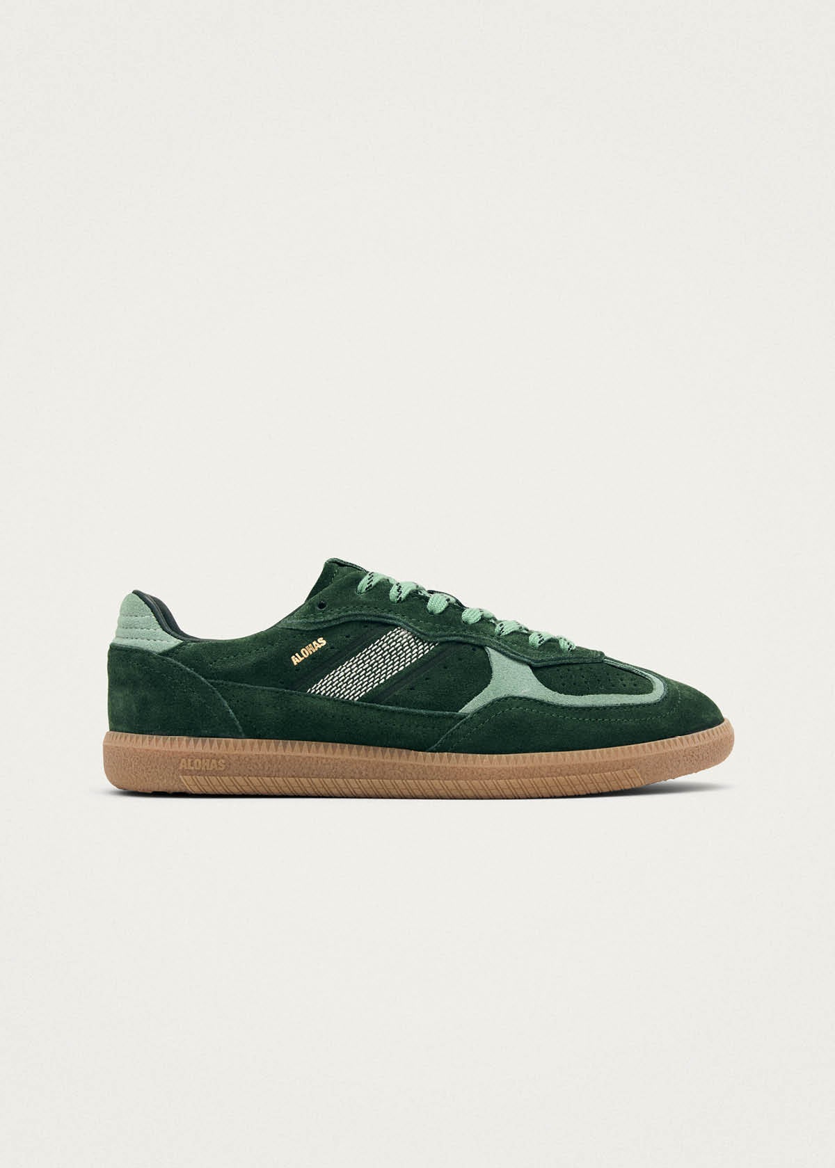 Tb.490 Rife Green Tones Leren Sneakers