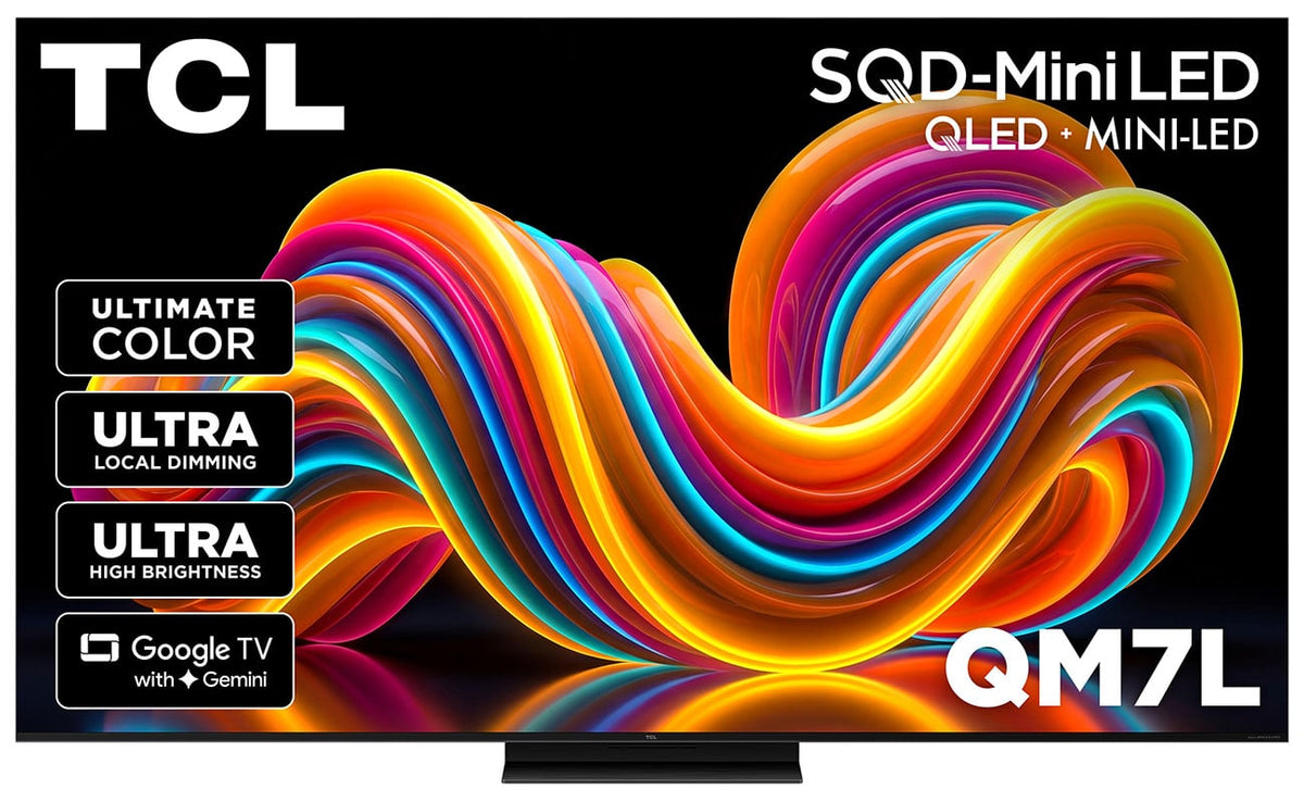 TCL QM7L Series SQD-Mini QLED TV 75-Inch 4K Smart with Google TV in Black - 75QM7L - image 1