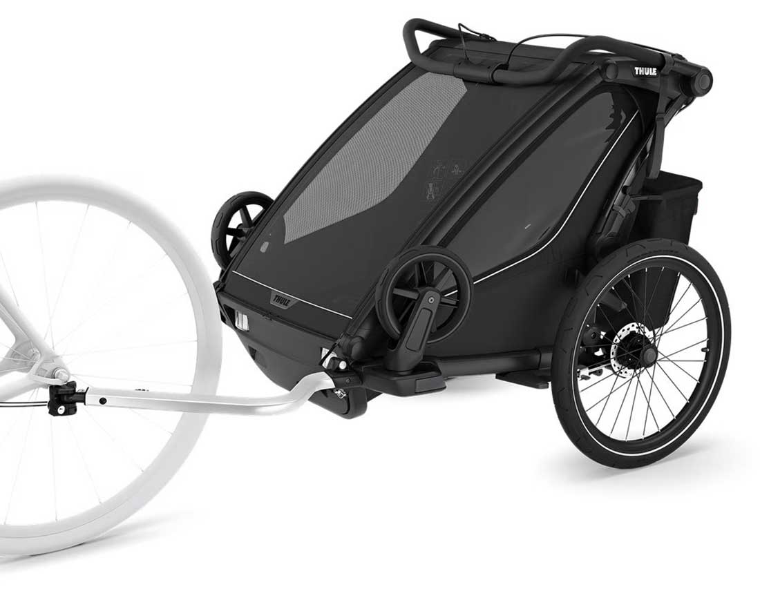 Thule Chariot Sport 2 Double Bike Trailer in Black - 10201031 - image 2