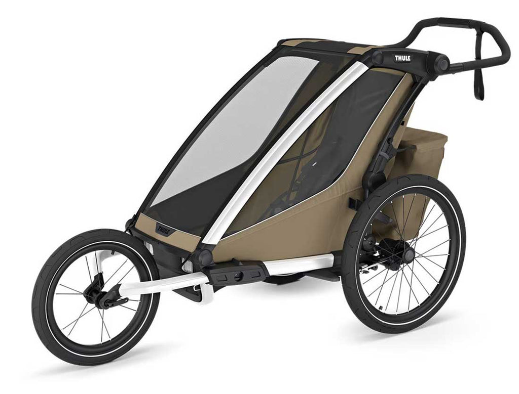 Thule Chariot Cross 2 Single Bike Trailer in Faded Khaki - 10201036 - image 5