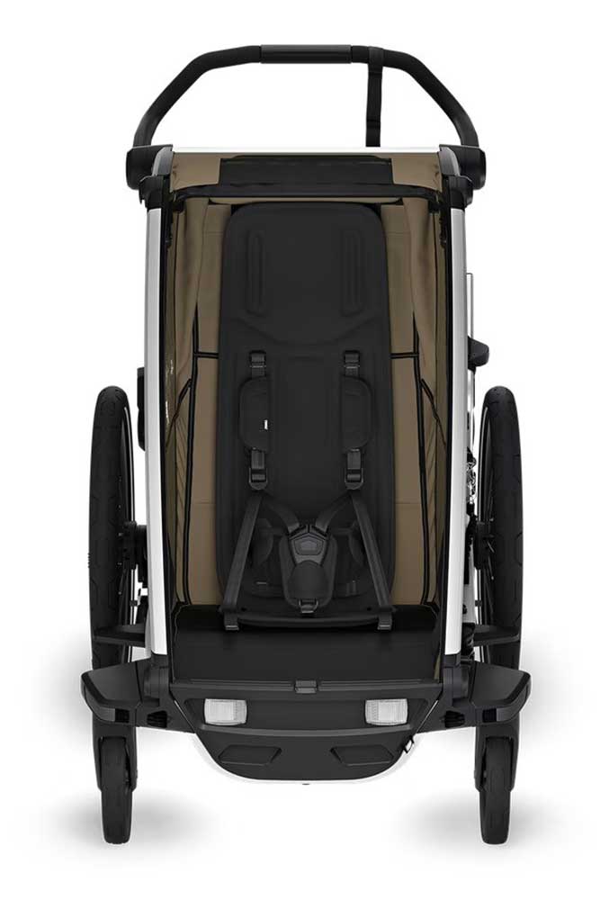 Thule Chariot Cross 2 Single Bike Trailer in Faded Khaki - 10201036 - image 4