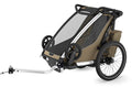 Thule Chariot Cross 2 Single Bike Trailer in Faded Khaki - 10201036 - image 1