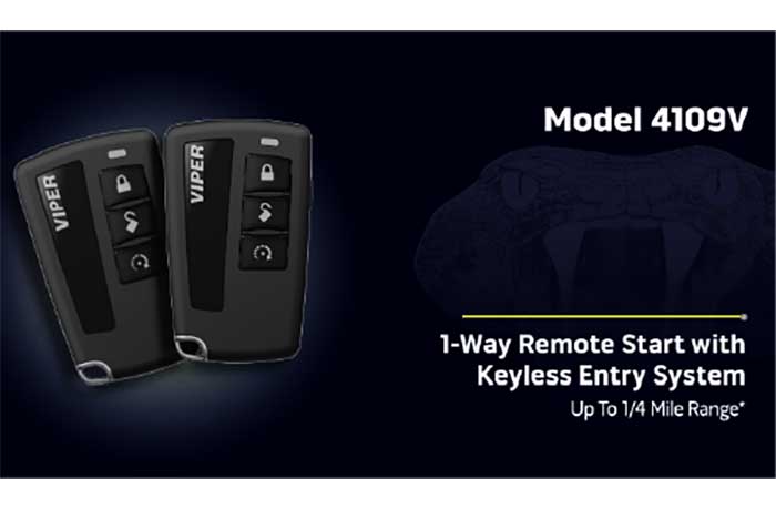 Viper Enhanced 1-Way Remote Start with Keyless Entry System - 4109V - image 3