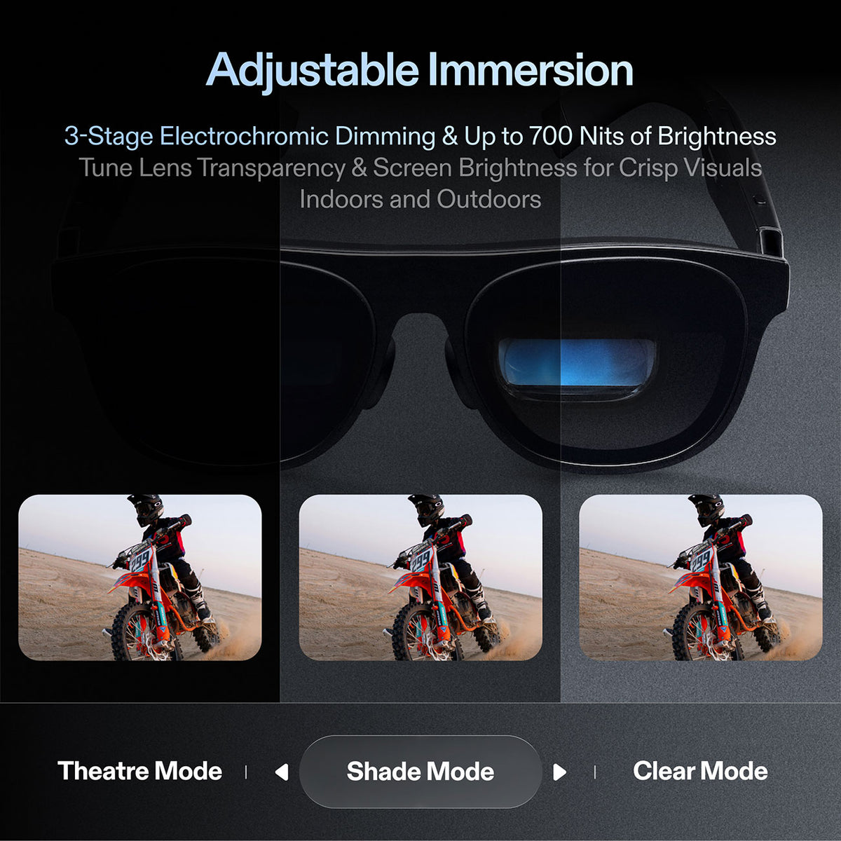 XREAL One Pro AR Glasses Medium (IPD 57-66mm) in Black - X1112-M - image 9